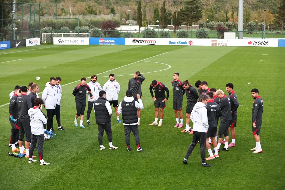 A Milli Takım, Gürcistan Maçı Hazırlıklarına Başladı