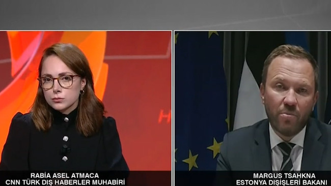 Estonya Dışişleri Bakanı CNN TÜRK’e konuştu: Rusya kağıttan bir kaplan, amacı dünya düzenini bozmak