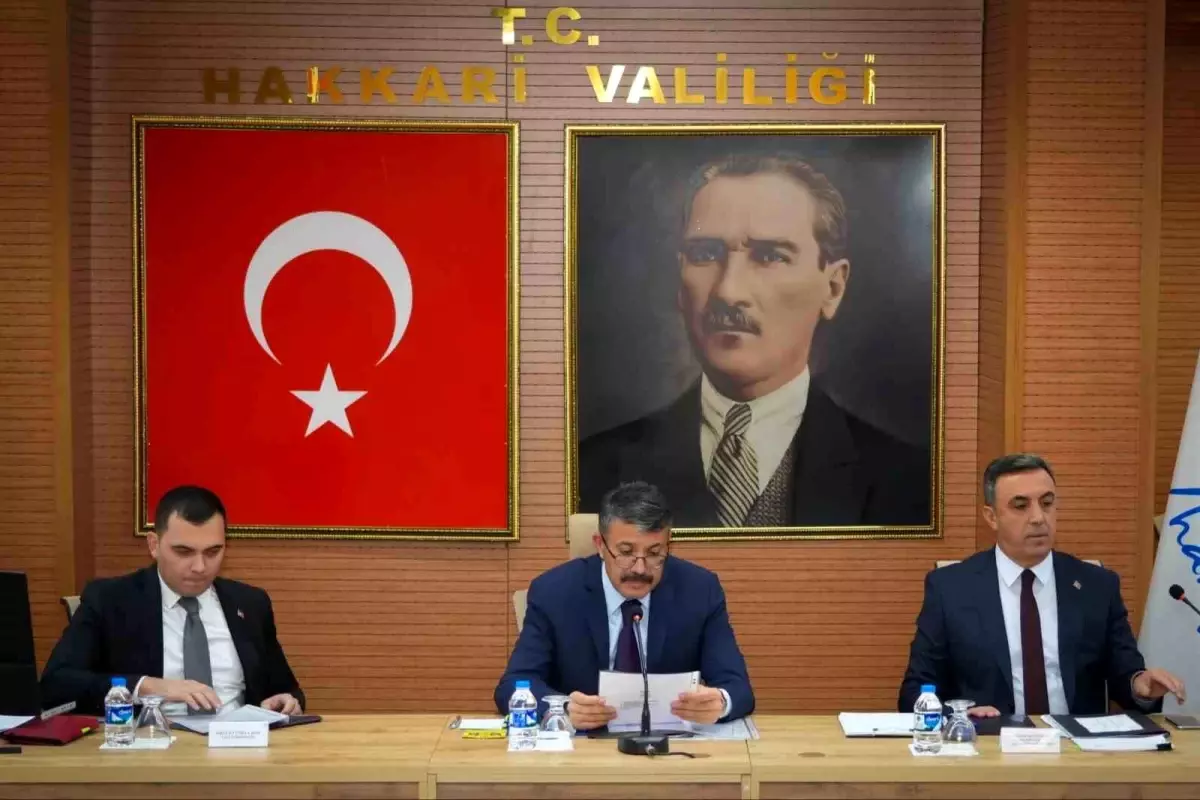 Hakkari’de 74 Milyar TL’lik Yatırımlar İstişare Edildi