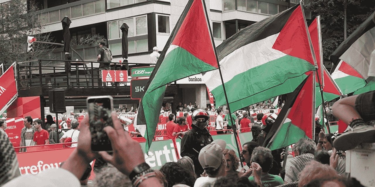 İspanya’da İsrail soykırımına karşı protesto