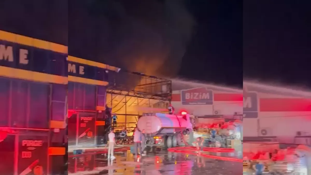 Şanlıurfa’da İş Yerinde Yangın