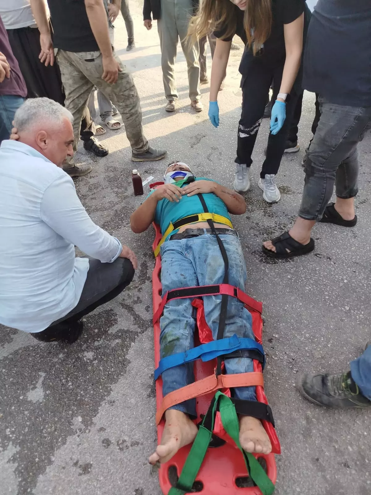 Adana’da Motosiklet Kanalda: 2 Yaralı