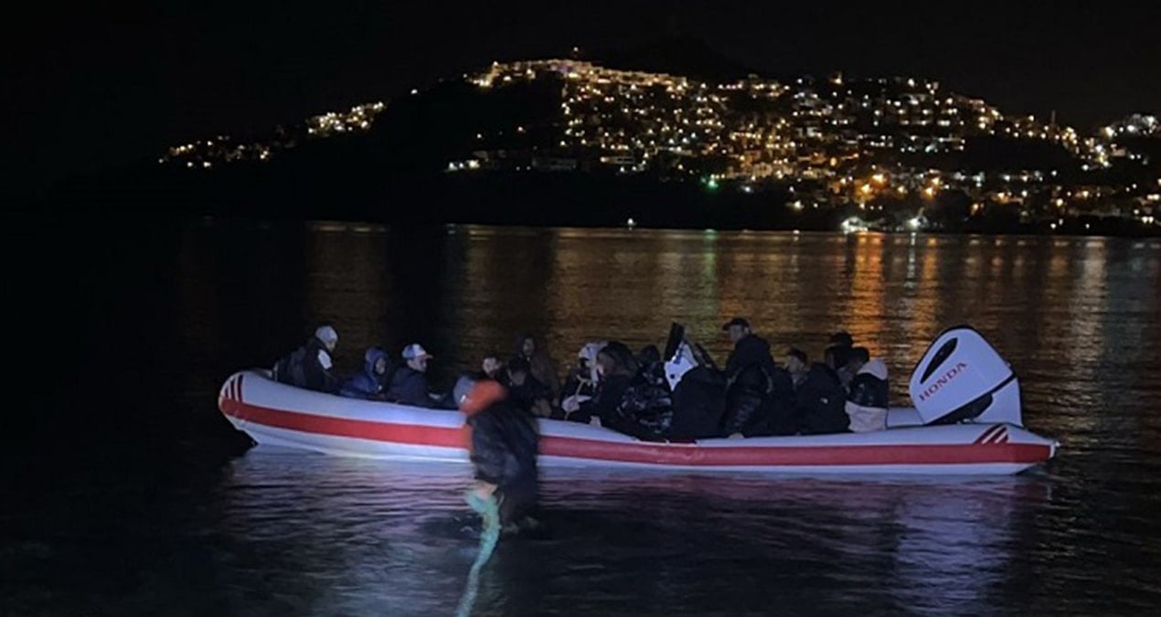 Göçmenler Bodrum açıklarında radara takıldı
