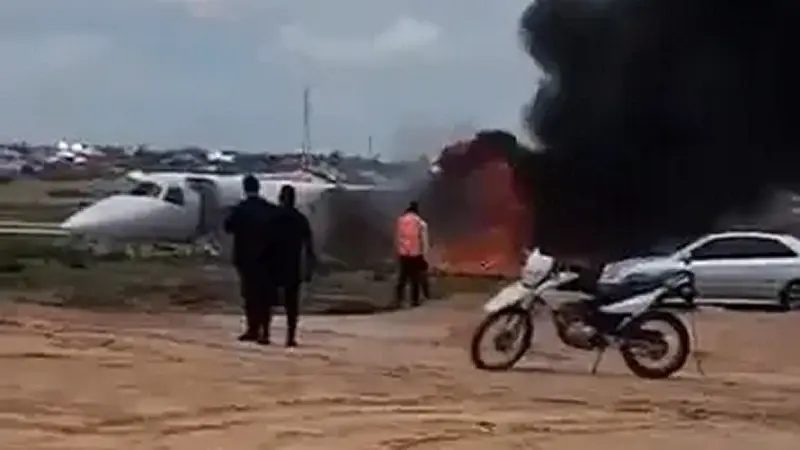 Kongo’da Maden Bakanı Kabamba’yı taşıyan uçak pistten çıktı