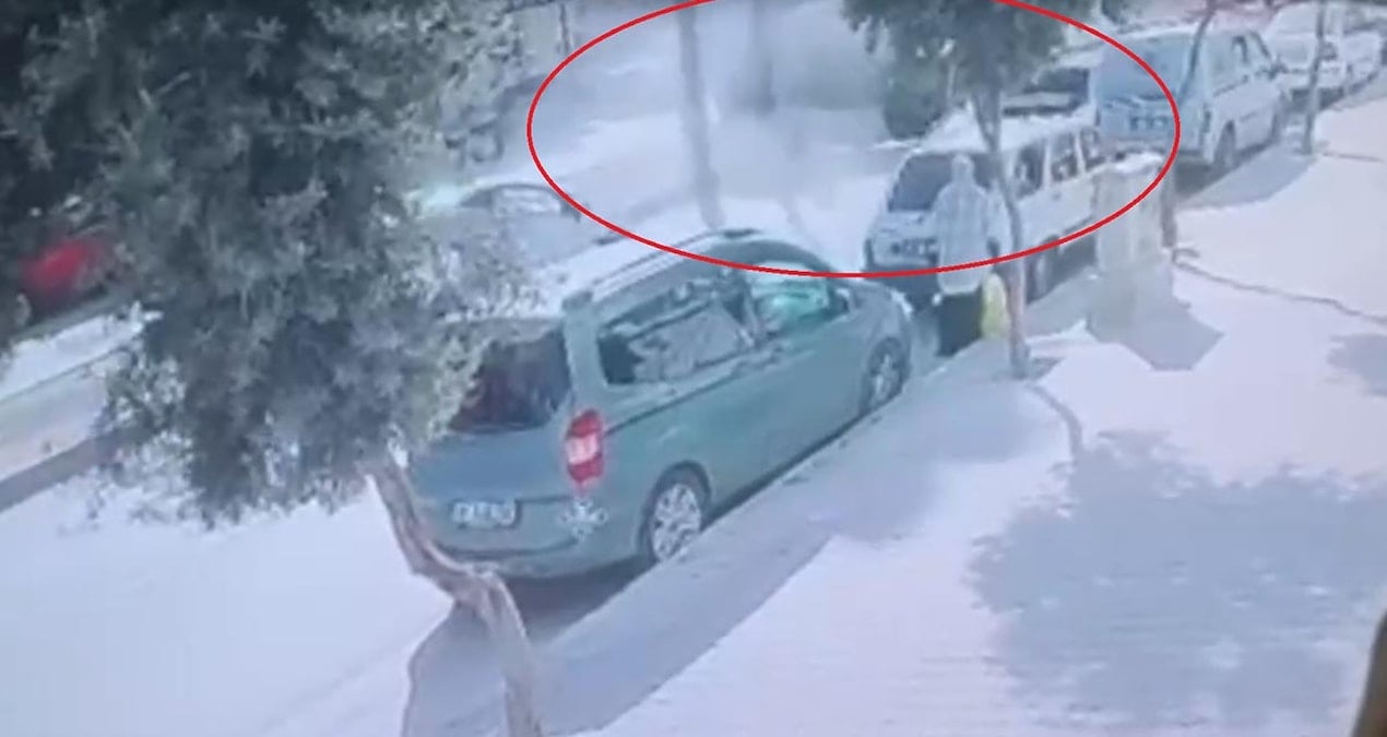 Otomobil, başka araca çarparak taklalar attı