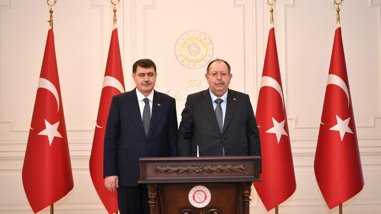 YSK Başkanı’ndan Ankara Valisi Şahin’e veda ziyareti